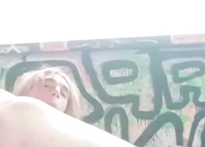 A Daring Young Man Puts His Hand in His Anus in a Public Place.