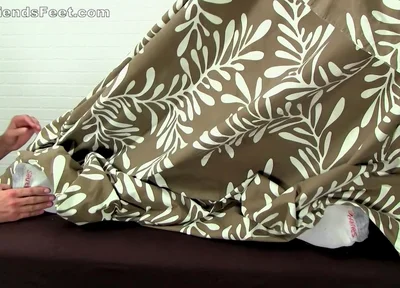 Clark's Socks & Bare Feet Worshiped at Myfriendsfeet