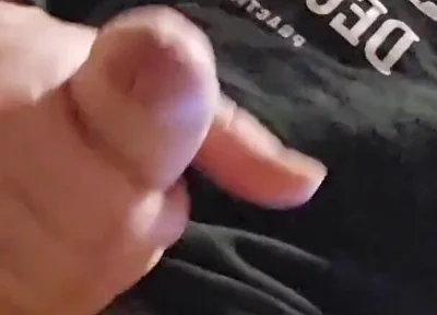 Waiting for My Morning Coffee Turned Into Horny Masturbation with a Cumshot on the Floor