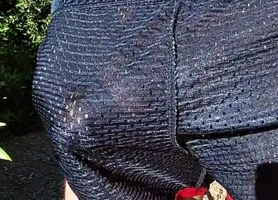 Cumming in My Sport Shorts Outdoors