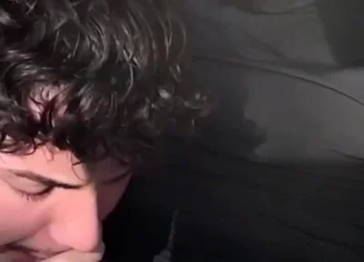 Sucking Big Uncut Cock Blowjob Big Load!
