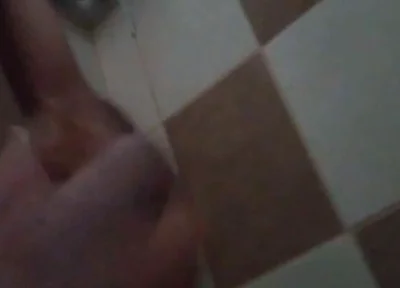 I Masturbate Hard and Give Myself Three Handjobs in the Shower, Showing My Entire Body and My Entire Penis