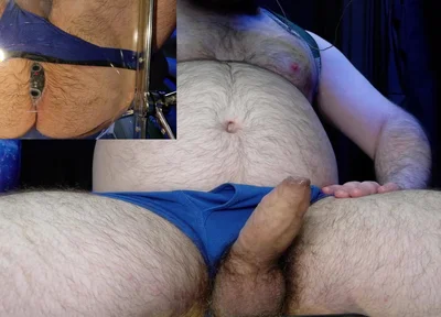 Edging My Big White Meat While My Audience Buzzes My Tight Ass