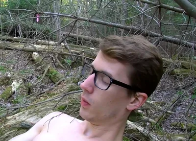 Outdoor Jack off with Twink Sacha