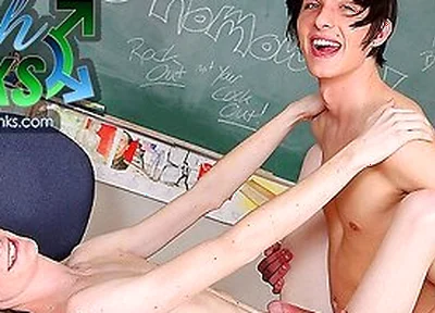 Twink Preston Andrews Bottoms Hard For His Pal Aidan Chase
