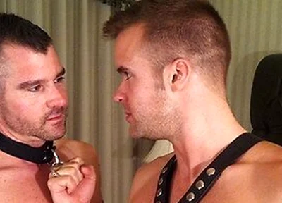 Connor Patricks - Leather Twink Live Show With Big Blast Cum Shot
