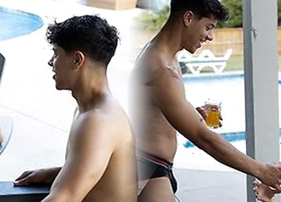 Nastytwinks - Outdoor Shower - Jay Angelo Takes Shower When Jordan Haze Joins, Bareback Shower Fuck