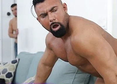 Steven Roman Pleasures Himself With A Dildo When His Roommate Jeremy Spreadums Catches Him
