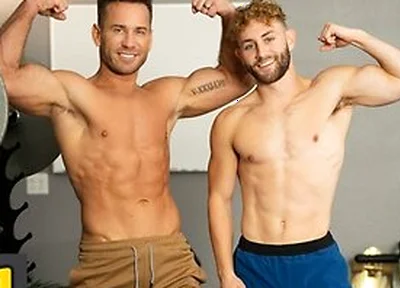 Horny Gym Instructor Sumner Blayne Sets His Eyes On Cute Bottom Jackson Cooks