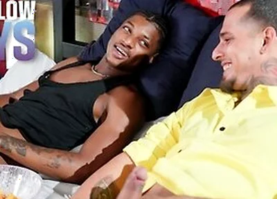 Hot Jock Tries His Friends Cock For The 1st Time