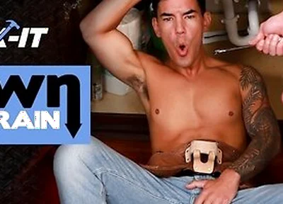 Sexy Mr.fix It Flip Fucks Bubble Butt Jock - Trevor Brooks