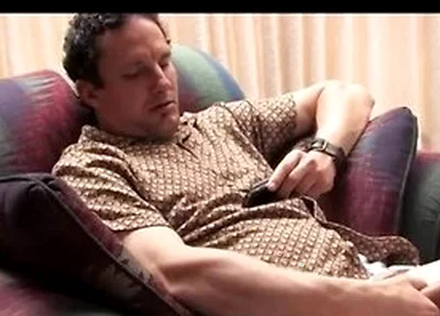 Nice Viewing Of Porn On The Phone Under The Twitching Of The Penis