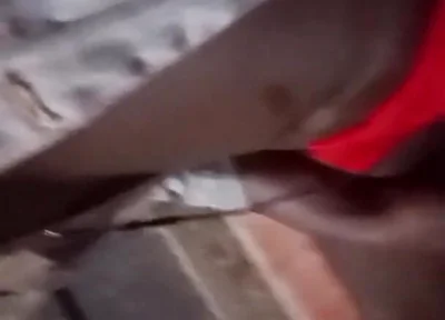 Stepmom Was so Horny so I Had to Cum on the Floor for Her to See