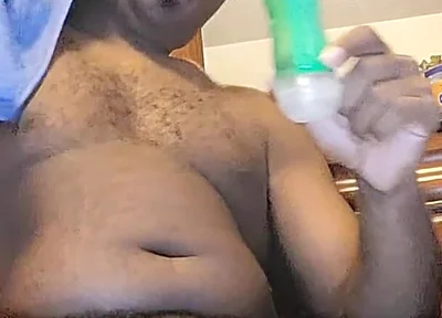 Fapping Big Hard Dick After a Hot Shower