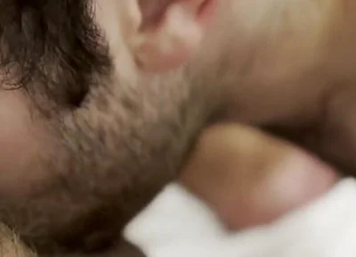 Bouncing on Huge Bear Dick