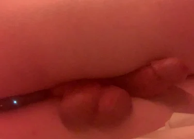 Gay Teen Cums Handsfree From Vibrator