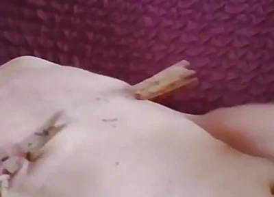 Nipple Suckers Bob and Jerk off with Clamps