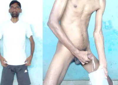 Rajesh Playboy 993 Nude Stroking Jerking off Dick Masturbating Big Cock and Cumming in the Jar