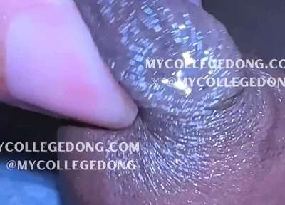 Fresh Moist Foreskin with Precum