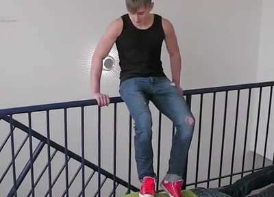 Sneaker master socks feet licking