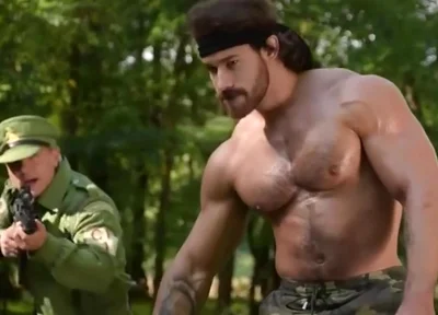 Fashionable Hunk Captured