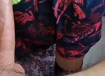 A Man in a Skirt Sucks My Huge Dick, Eat My Cum Man!