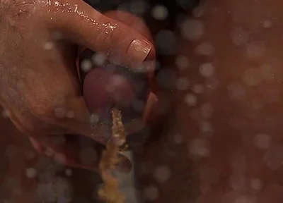 Stepdaddy May Love - Hunk Daddy's Golden Shower & Sloppy Blowjob for Twink in Steamy Shower