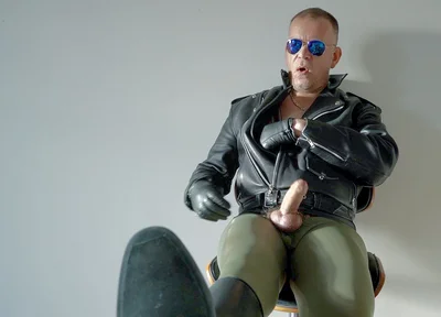 Leather Lycra Hunk 7