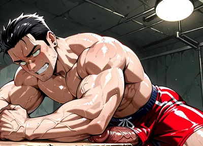 Ai Anime Style Big Dick Men