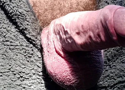 Outdoor Cruising Big Uncut Cock Woodland Onesie Wanking, Edging, Close up Moaning Creamy Cum