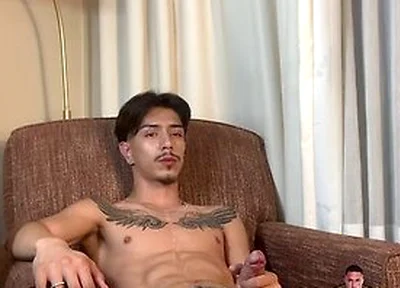 Skinny Latin Twink Jerks Off Cumshot