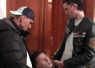 Face fucked gangster boys