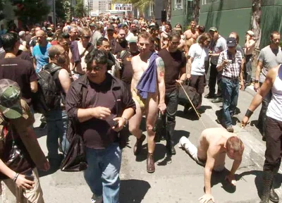 Cody Allen Bound in Public