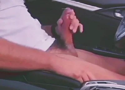He Shows off His Huge Cock on the Street