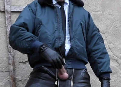 Leather Cop 11