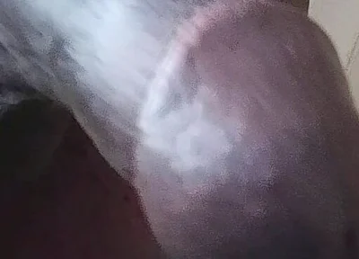 Stroking My Long Fat Cock with Saggy Balls