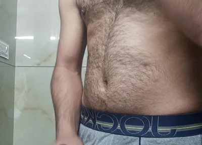 Indian Rajasthani Desi Man Enjoy Shower and Masterbation Show with Neighbour Police Officer