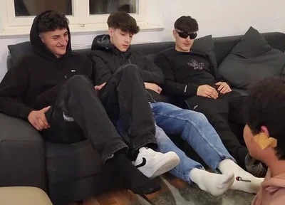 Master sneaker socks feet party