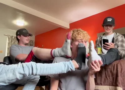Sneaker boys socks party