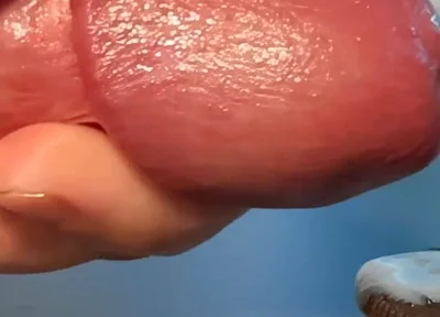 Slow-mo Oreo Cumshot: Dripping Sperm Load on Cookie Close-up!