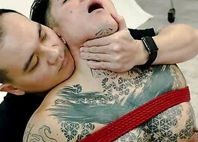 Bound Yoshi Kawasaki Enjoys Extreme Shibari Session