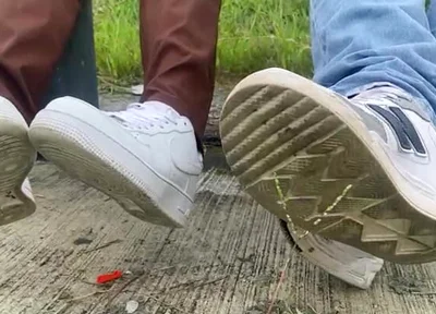 We Leave the Office and Stay in a Park Because Our Feet Sweat a Lot