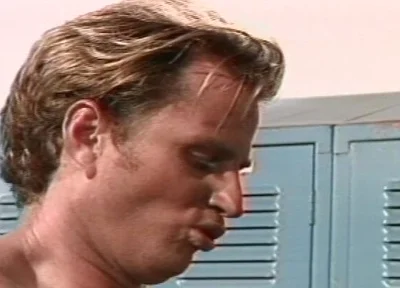 Three Guys Fuck Their Asses and Mouths in the Locker Room