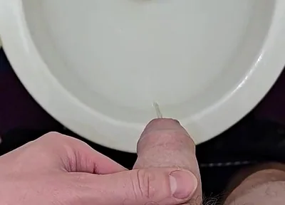 I Pee Standing up Into the Toilet Right After Coming Home From Work