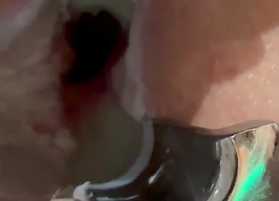 Pouring Hot Candle Wax Into Ass