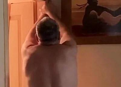Working Out After Playing with My Cock