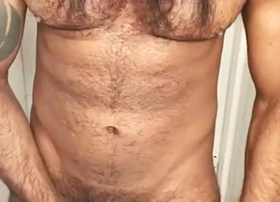 Bearded and Rugged Man Jerking off and Cumming