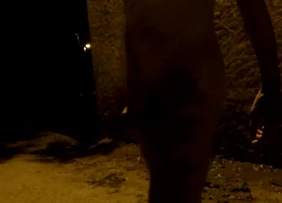 Crusing in a Park at Night - Getting Naked 2