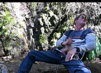 Big Cock Outdoor Cumshot and Smoking