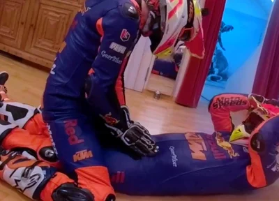 Ktm leather biker gear cuming